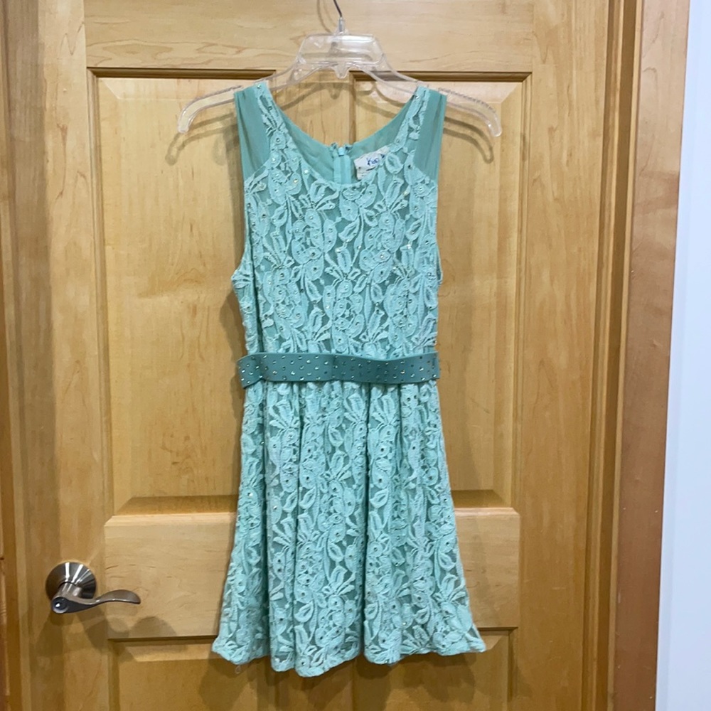 Coincidence & Chance mint green ave dress crystals